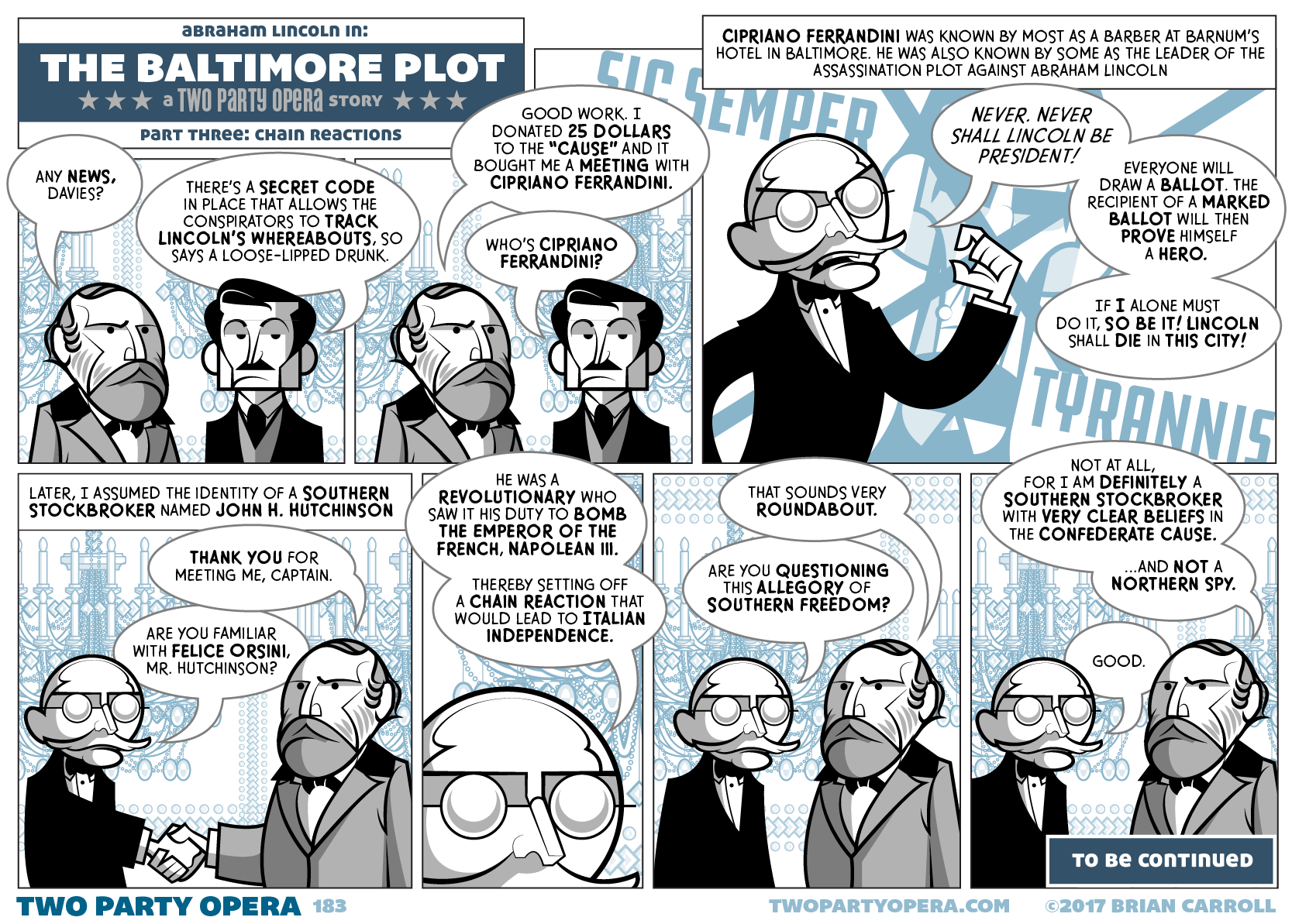 The Baltimore Plot – Part Three: Chain Reactions