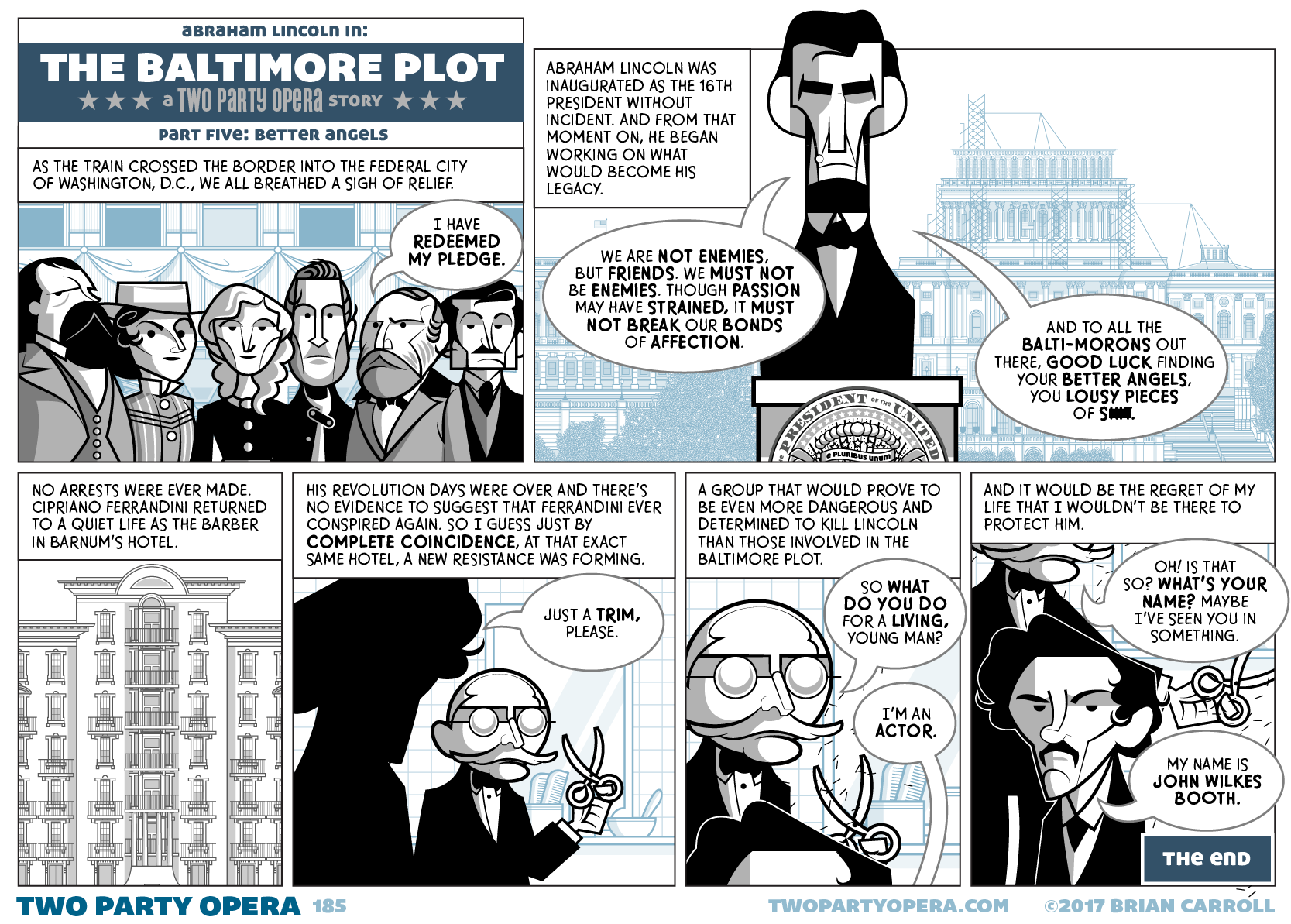 The Baltimore Plot – Part Five: Better Angels