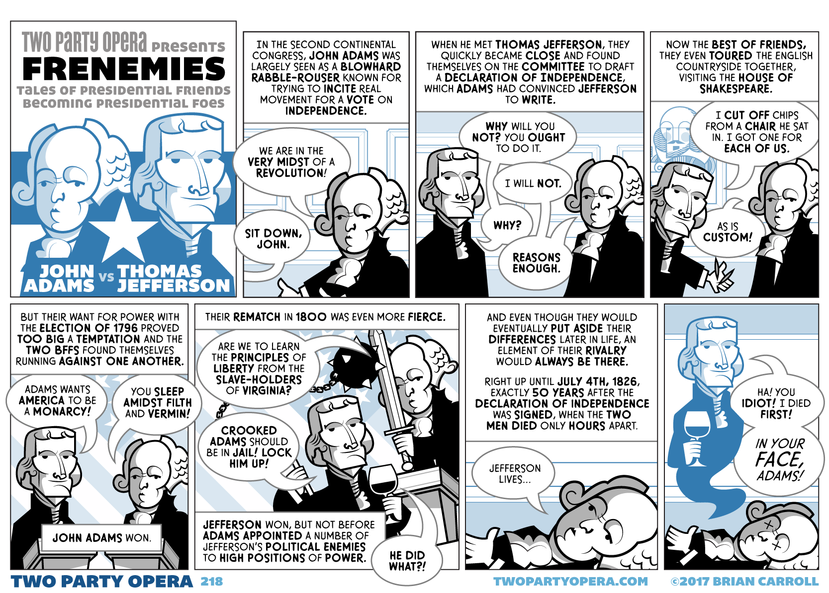 Frenemies – John Adams VS Thomas Jefferson