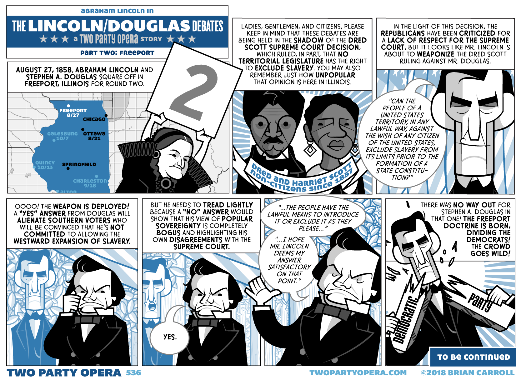 The Lincoln/Douglas Debates – Part Two: Freeport