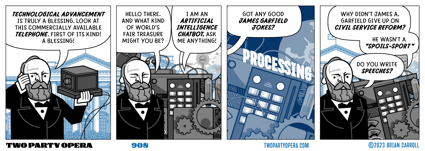 James Garfield meets an AI